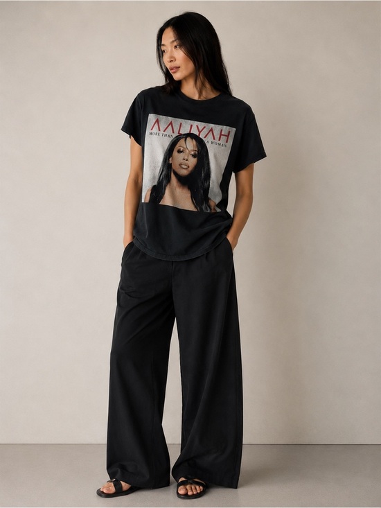 frchs Tops - FRCHS Aaliyah More Than A Woman Graphic Tee M Black